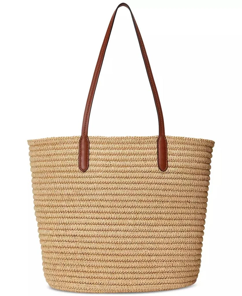 Ralph Lauren Straw Brie Tote Bag 4