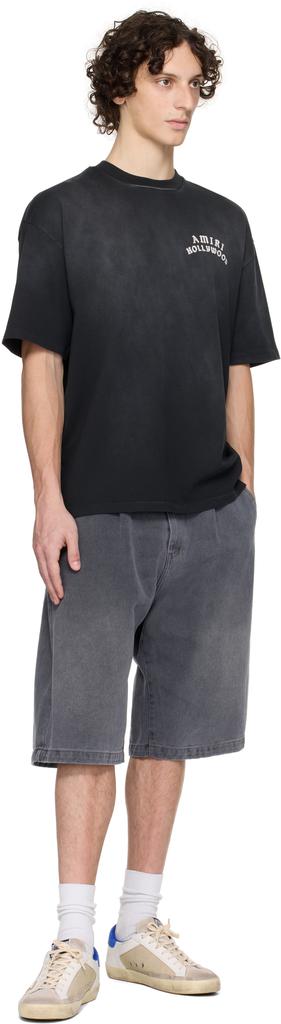Black 'AMIRI Hollywood' Oversized T-shirt – On Sale Now with