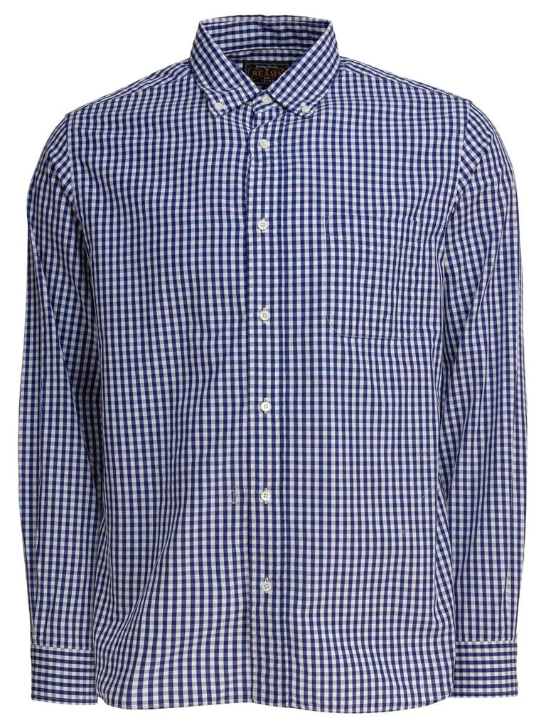 BEAMS PLUS Beams Plus Gingham Button-Down Shirt 1