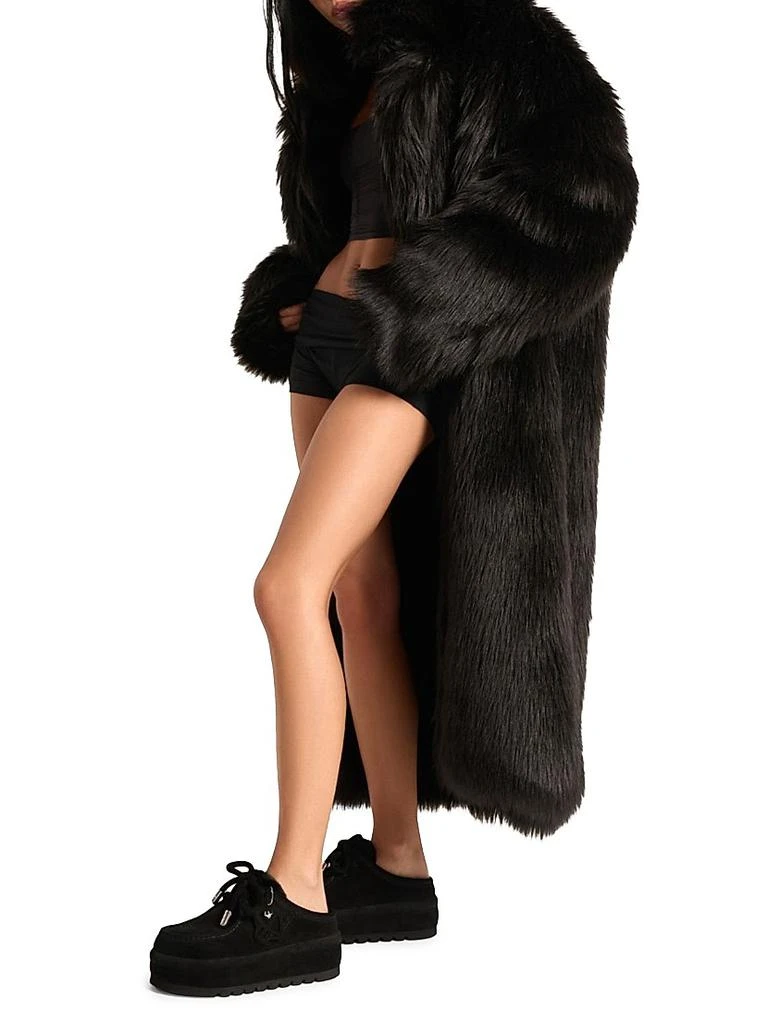 Naked Wolfe Blizzard Suede Shearling Slip-On Shoes 5