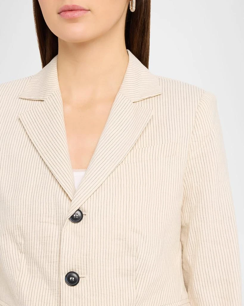 FRAME The Striped Smart Blazer 5