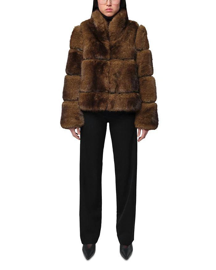 Apparis Sai Faux Fur Short Coat 4