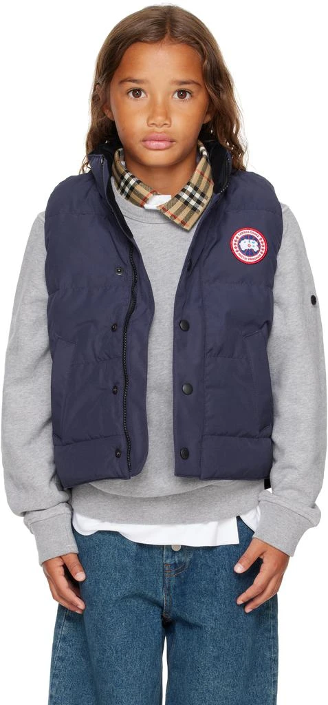 Canada Goose Big Kids Navy Vanier Down Vest