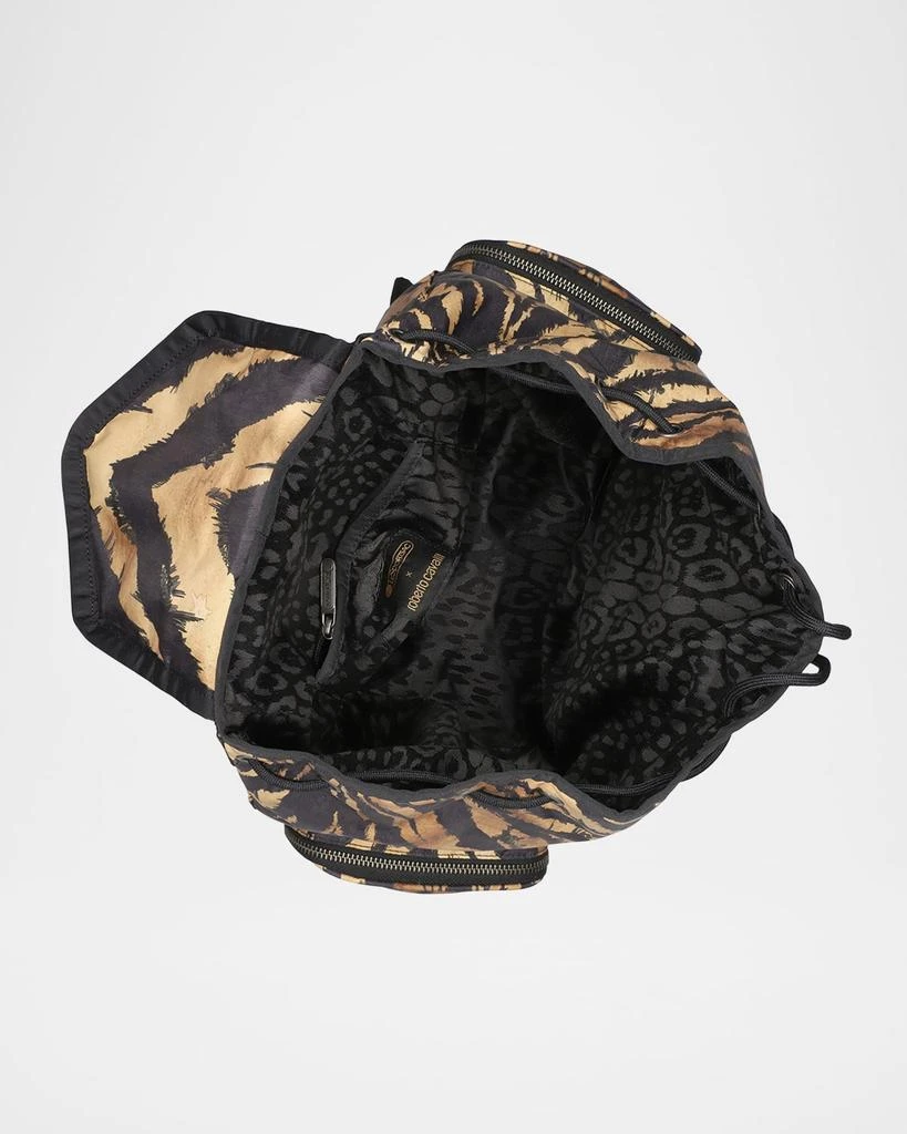 x Roberto Cavalli Napoli Zebra-Print Backpack – On Sale Now  display picture 1
