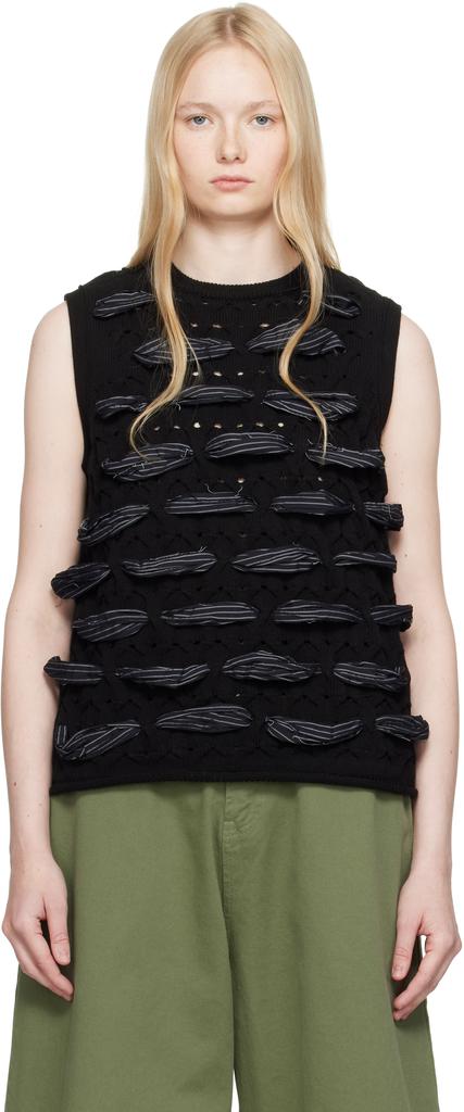 ADER error Black Product. 58 Knit Vest