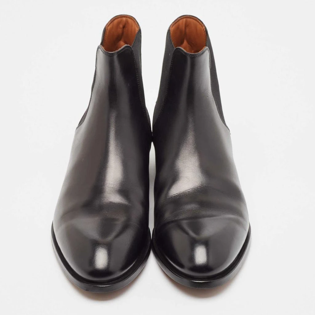 Ermenegildo Zegna Ermenegildo Zegna Black Leather Vienna Blake Chelsea Boots Size 43 3