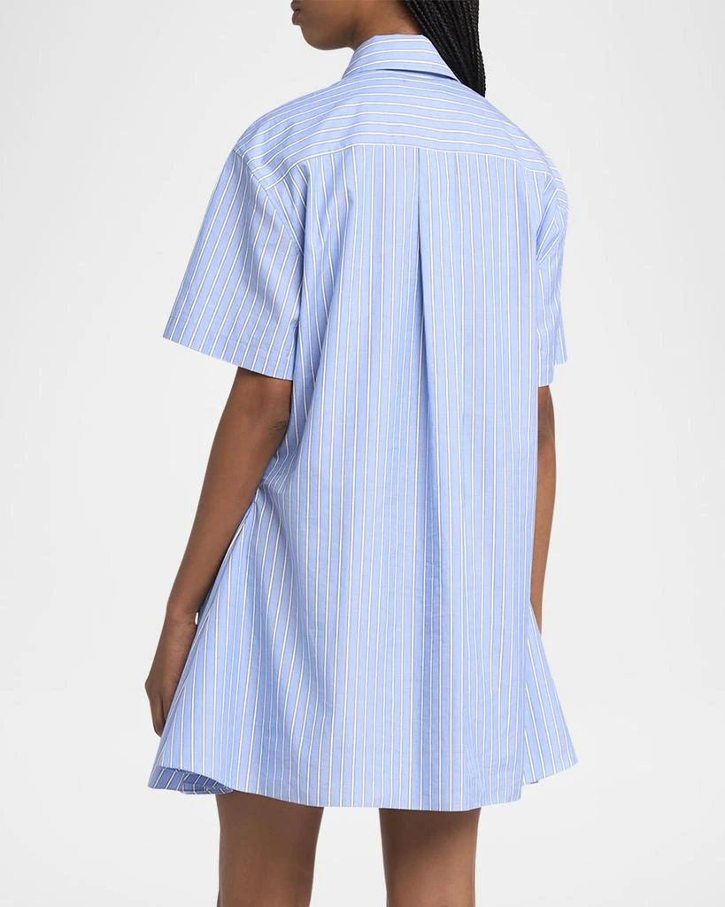 Marni Stripe Godet Mini Shirt Dress 3