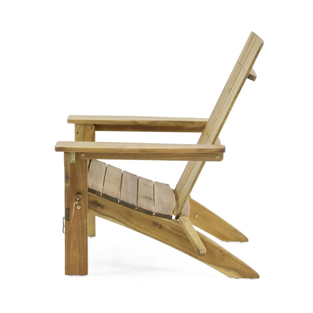 Streamdale Furniture Streamdale Folding Acacia Wood Adirondack Chair 3