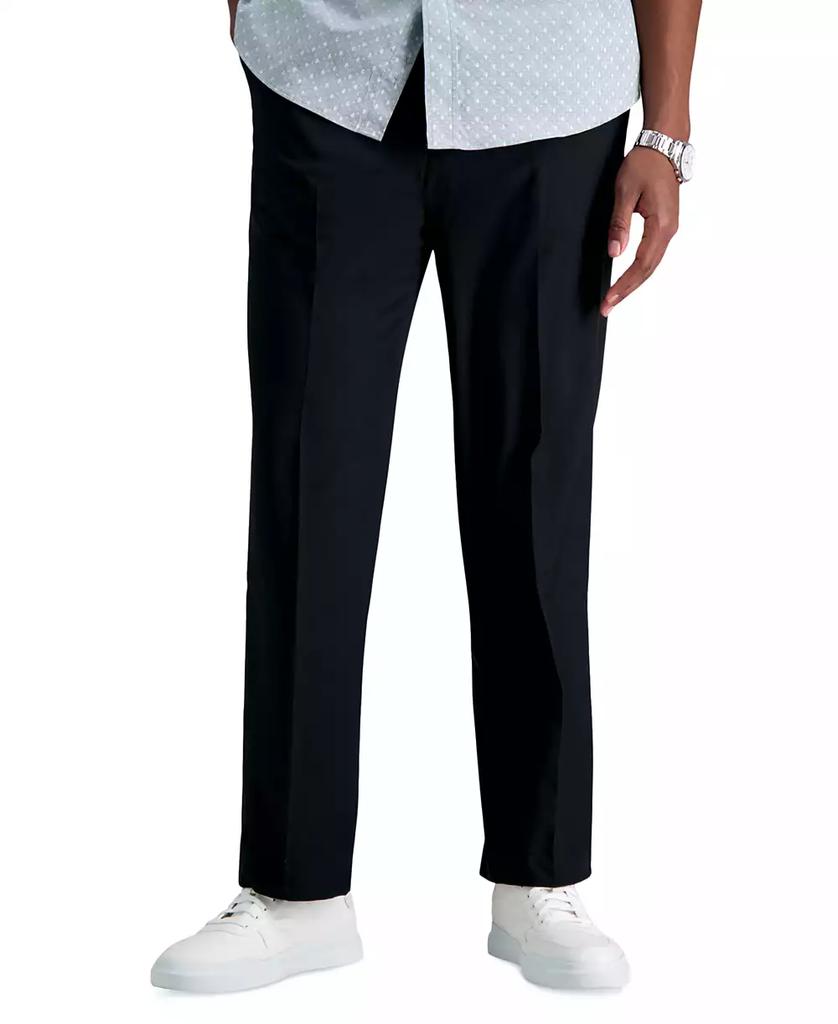 Haggar Men's Big & Tall Premium Comfort Stretch Classic-Fit Solid Flat Front Dress Pants