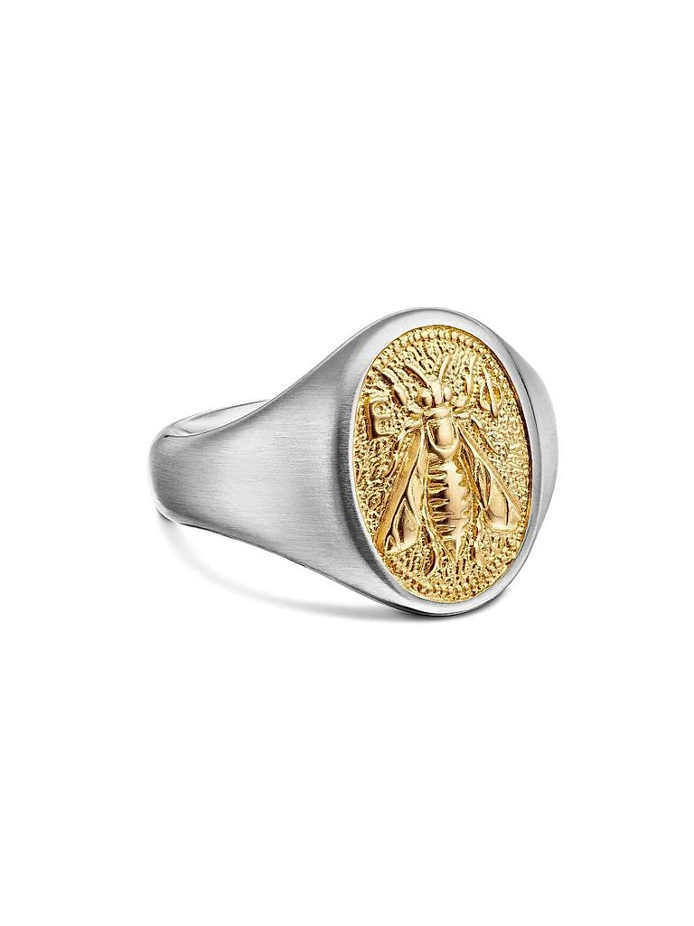 David Yurman Petrvs Bee Pinky Ring in Sterling Silver 1