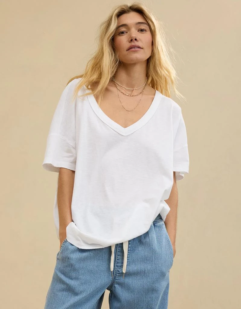 Aerie Aerie Oversized V-Neck Boyfriend T-Shirt 5