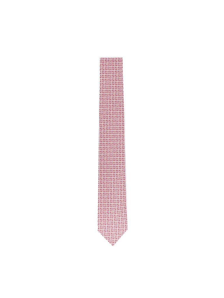 Salvatore Ferragamo Ferragamo Gancini Printed Pointed-Tip Tie