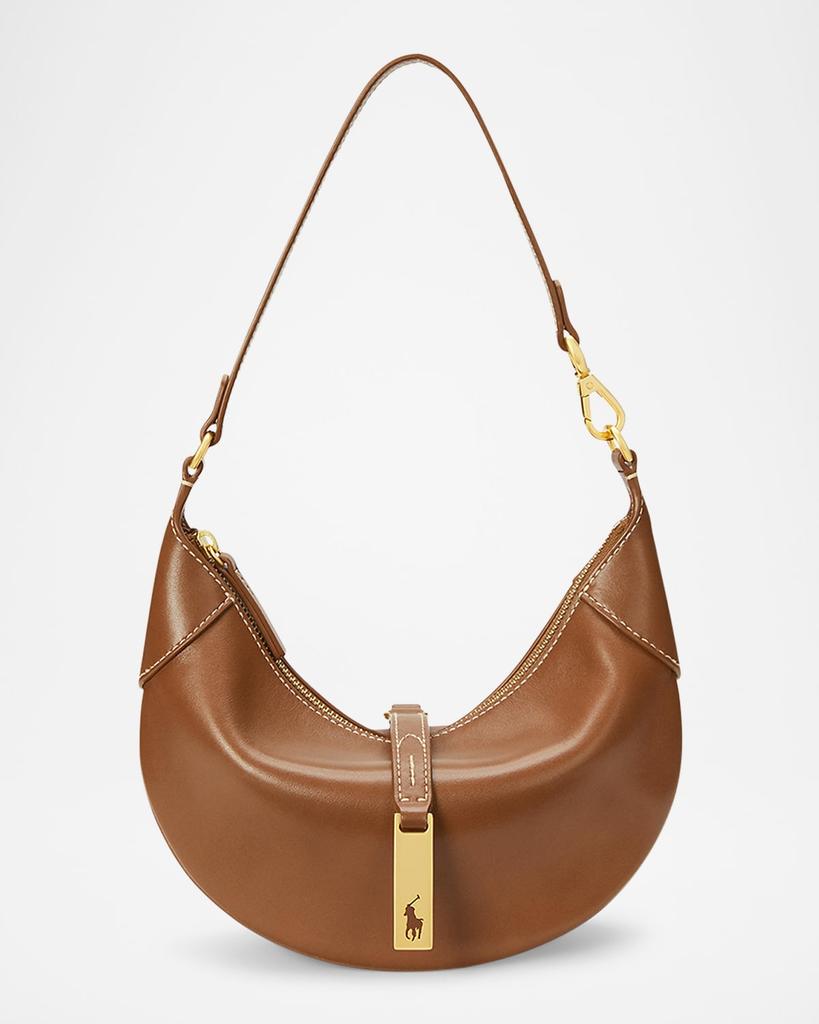 Ralph Lauren Polo ID Small Leather Shoulder Bag