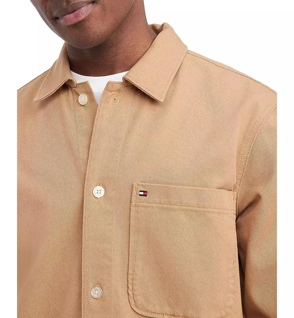 Tommy Hilfiger Men's Twill Utility Shirt Jacket 3