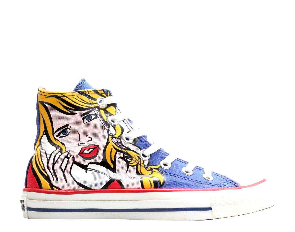 Converse Chuck Taylor All Star Pop-Art Print Royal/Yellow Hi Sneakers 113848