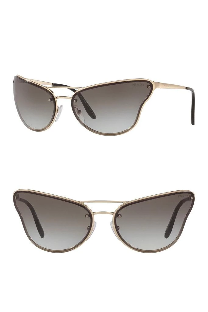 Prada 69mm Modified Cat Eye Sunglasses 3