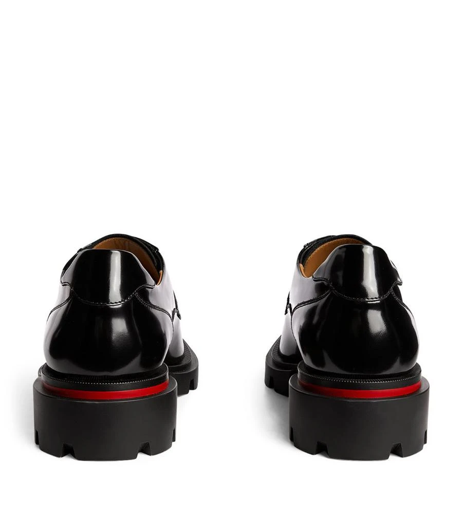 Christian Louboutin 42 US 9 Men Our Georges Lace Up Shoes Derby Loafer Suede Mix s_wp_659e2df97f29ddb7ab8c2fb5.webp main image 4