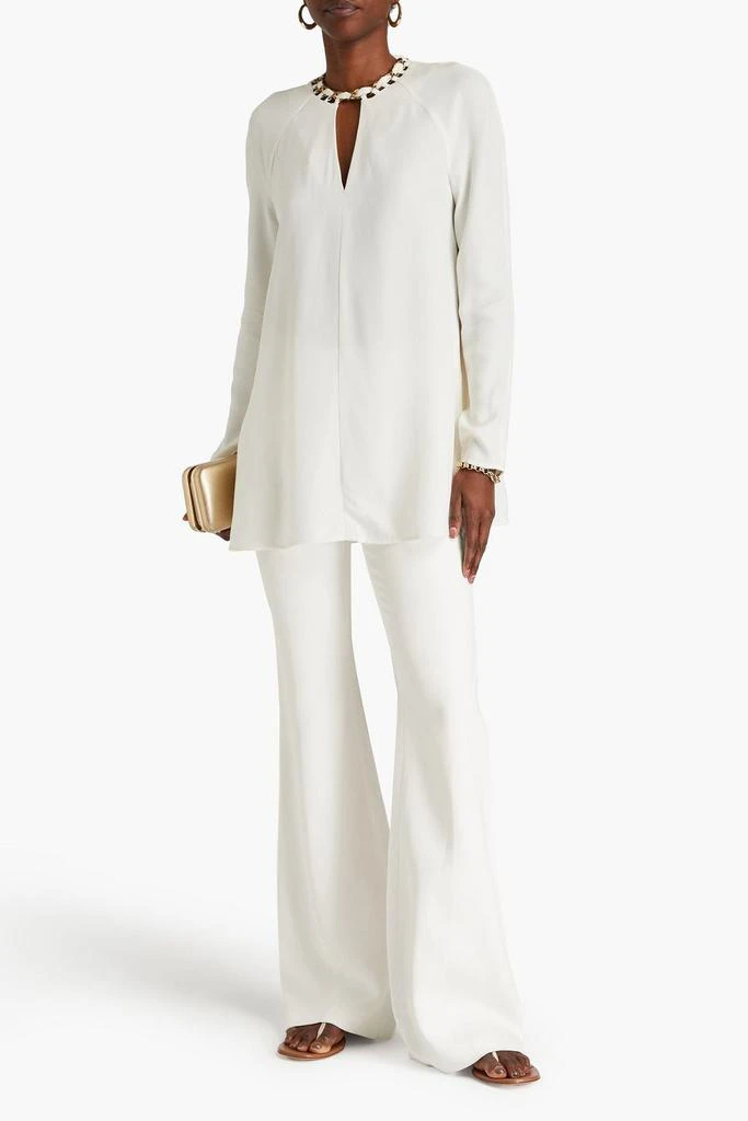 Zimmermann Chain-embellished crepe blouse 2