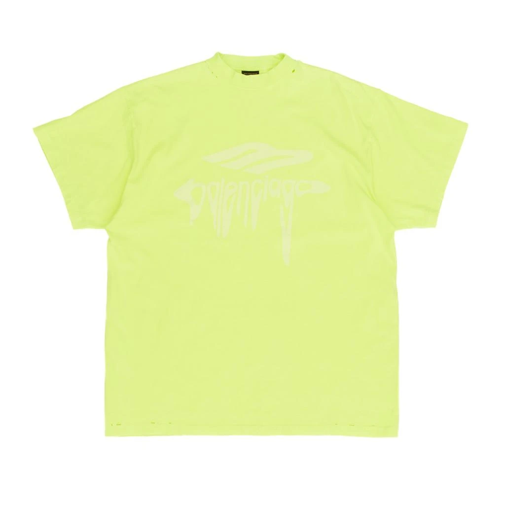 Balenciaga Balenciaga 3b Liquefied Oversized T-Shirt from Cettire