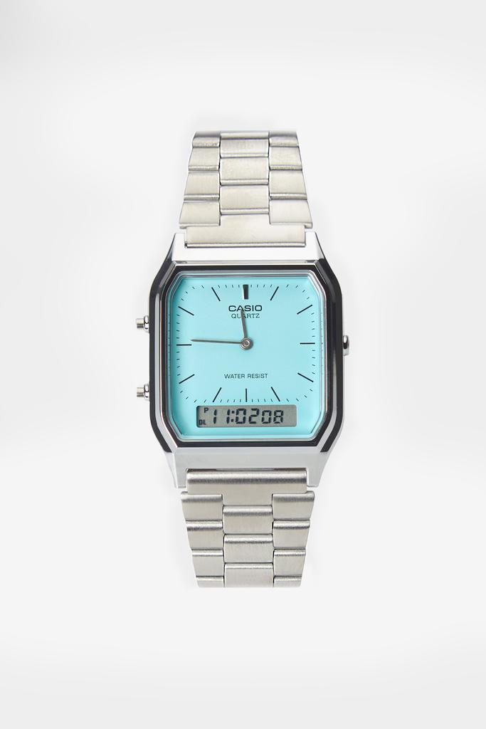 Los Angeles Apparel WCHD230A - Vintage Silver Casio Men's Watch