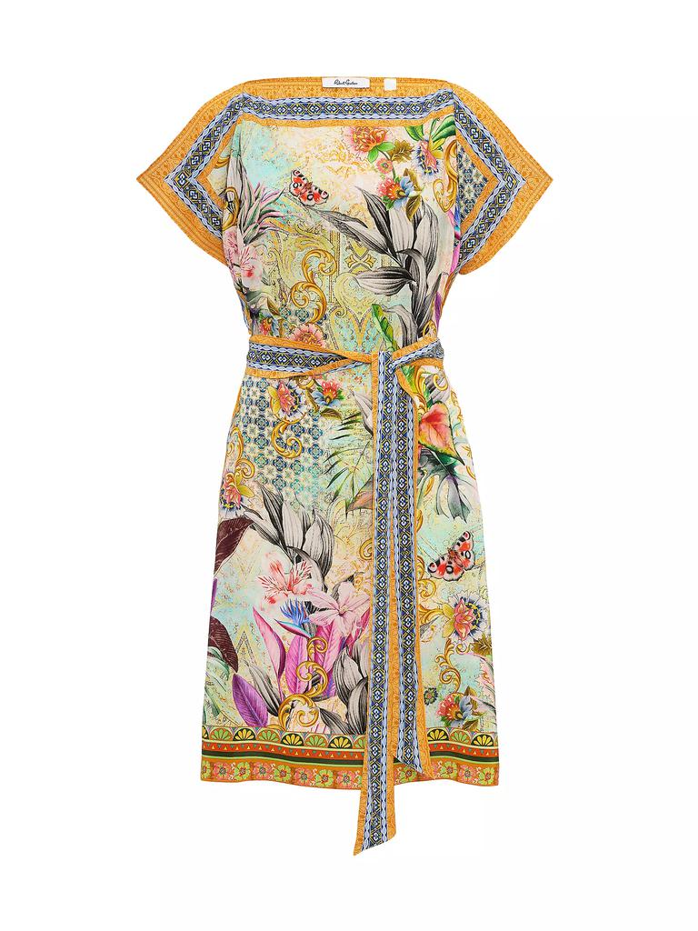 Robert Graham Kendall Baroque Floral Silk-Blend Minidress