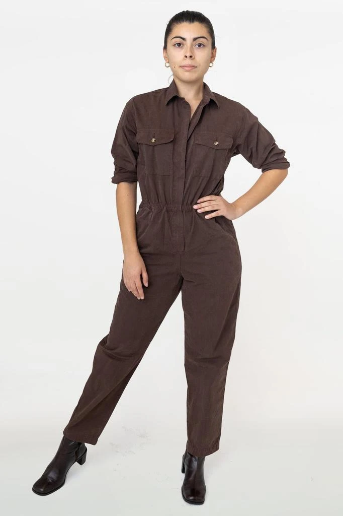Los Angeles Apparel RJC3207GD - Cotton Poplin Utility Jumpsuit 5