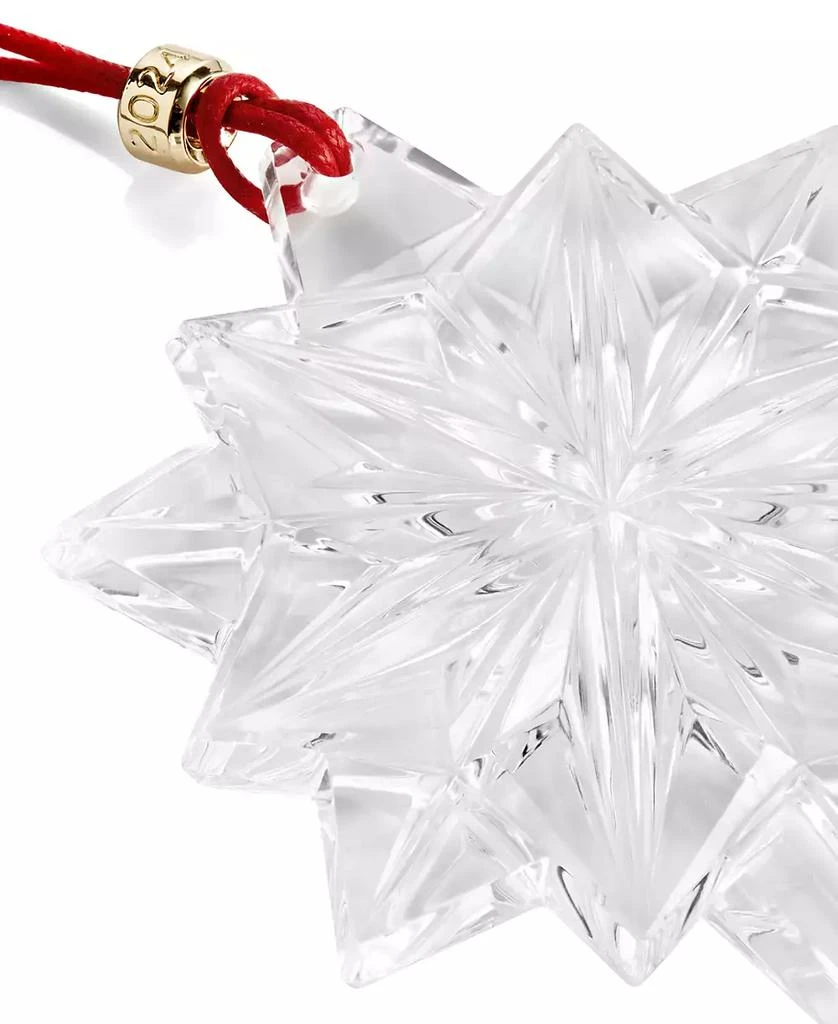 Waterford Crystal Annual Snow Star Ornament 2024 3