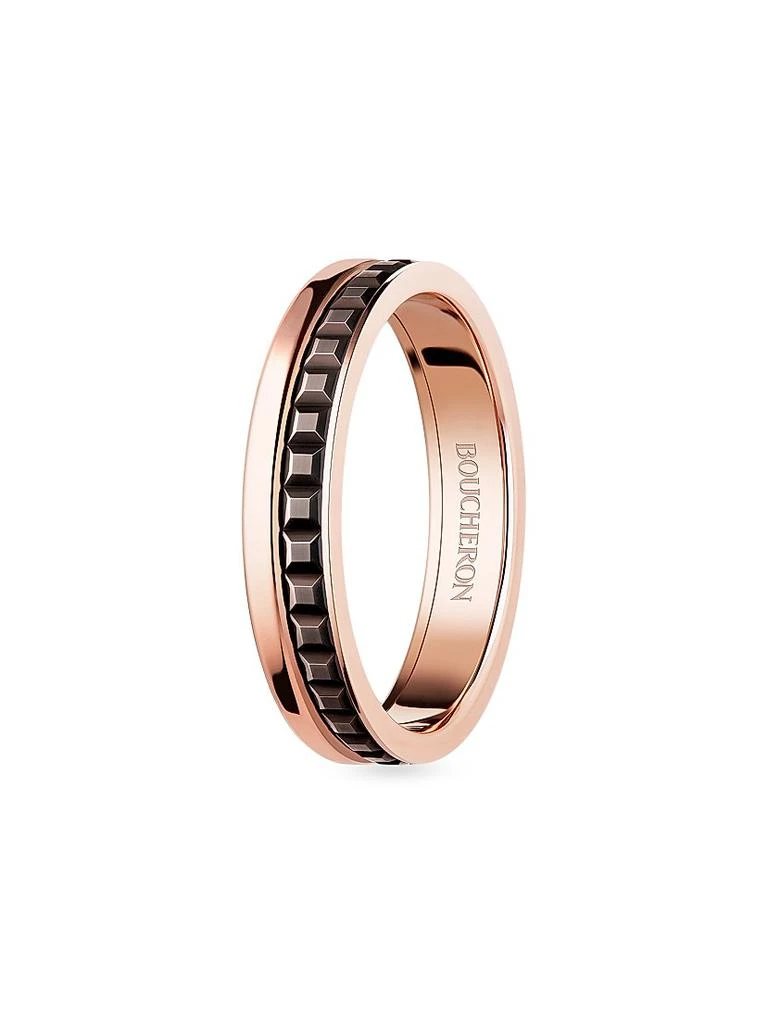 Boucheron Unisex Quatre Classique Two-Tone 18K Gold Wedding Band 1