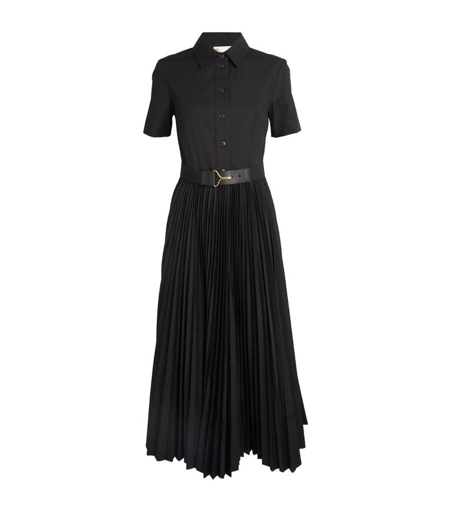 Tory Burch Poplin Pleated Shirt Dress 1