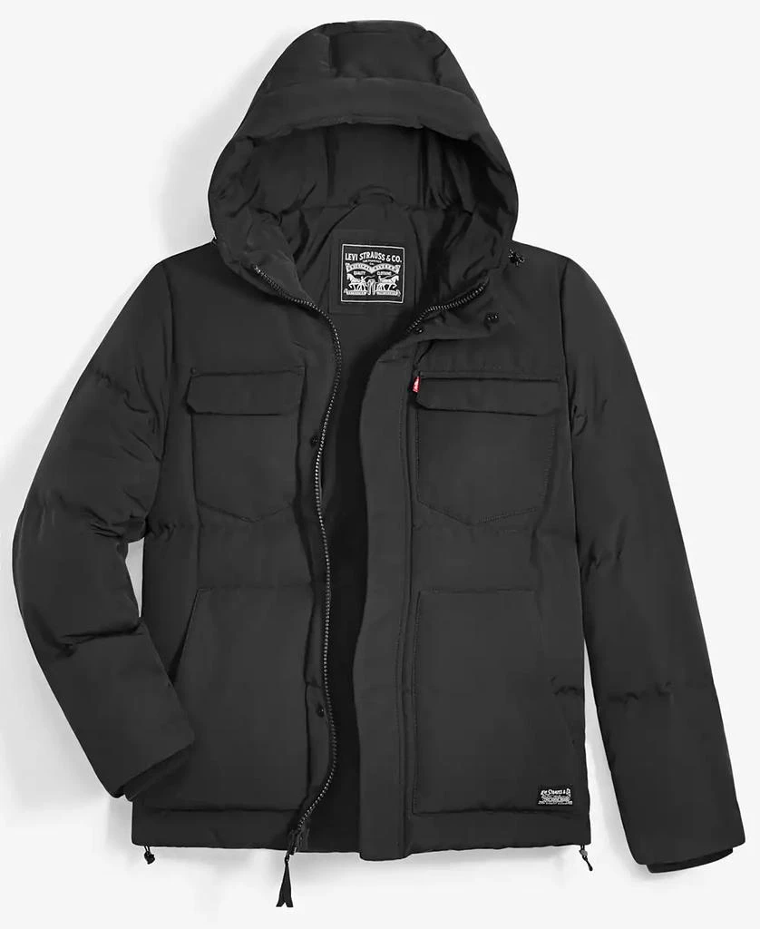 Levi's Men's Quilted Hooded Puffer Jacket 3