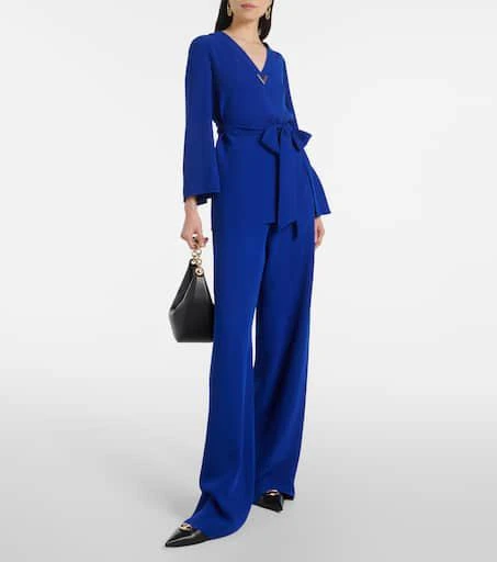 Valentino VGold Cady Couture belted blouse 2