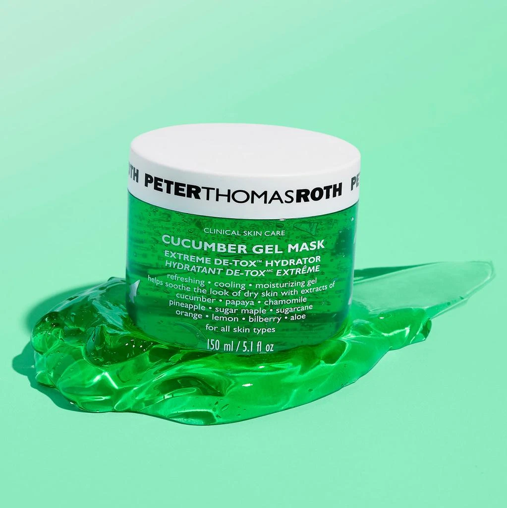 Peter Thomas Roth Cucumber Gel Mask Extreme De-Tox Hydrator | 150 ml / 5.1 fl oz 2