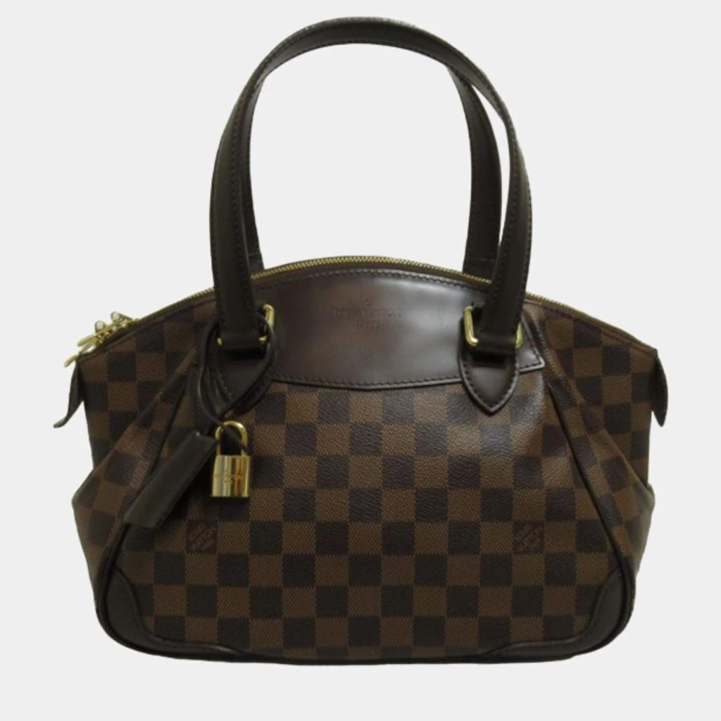 Louis Vuitton Louis Vuitton Brown Canvas Damier Ebene Verona PM  Shoulder Bag 1