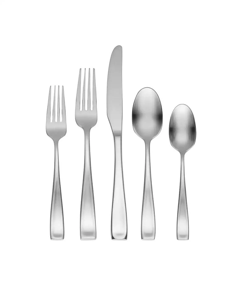 Oneida Satin Moda 65 Piece Flatware Set, Service For 12 2