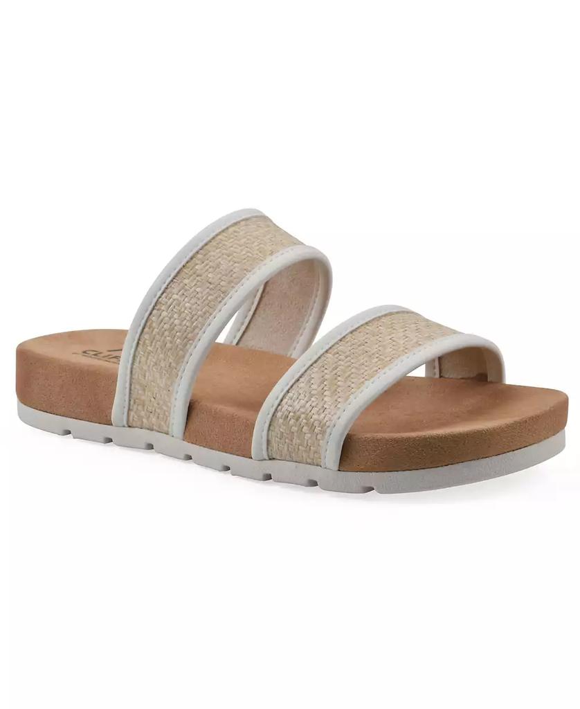 White Mountain Women's Tropical Slide Slip-On Sandals