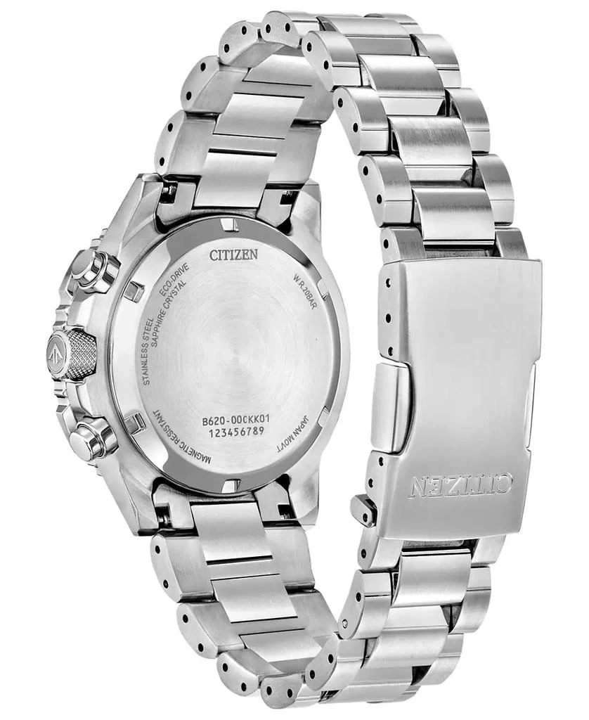 Citizen Men's Promaster Air Navihawk Silver-Tone Stainless Steel Bracelet Watch 40mm 2