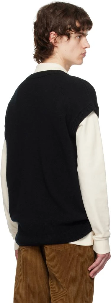 Fred Perry Black Lambswool Vest 3