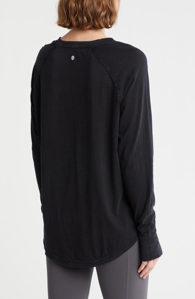 Zella Vintage Wash Relaxed Long Sleeve 2.0 Tee