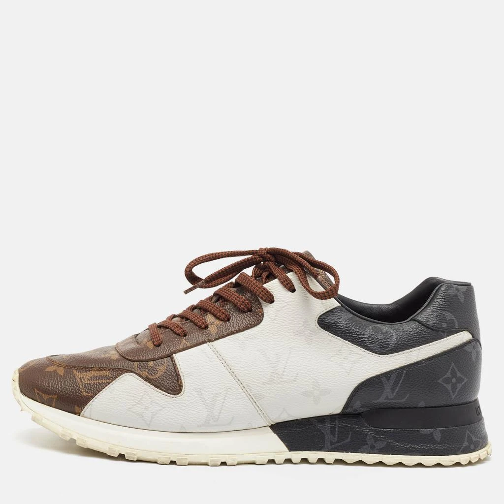 Louis Vuitton Louis Vuitton Brown/Black Canvas Run Away Low Top Sneakers Size 43 1