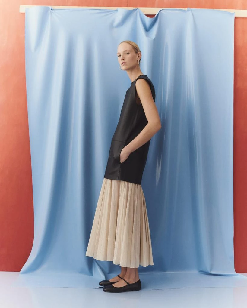 Totême Crinkled Plisse Maxi Skirt 2