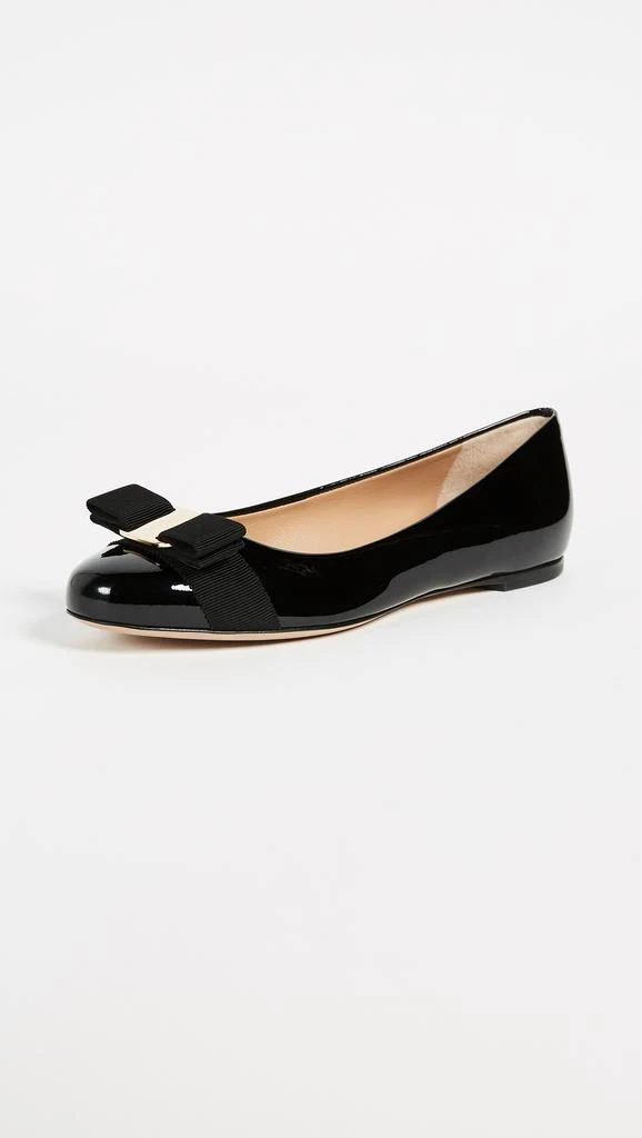 Salvatore Ferragamo Varina Patent Flats 1