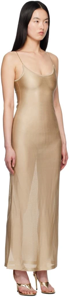 Alaïa Beige Knit Slip Dress 2