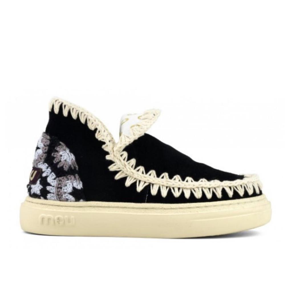 Mou Mou - WOMEN'S BOLD ESKIMO SNEAKER WITH CROCHET HEEL