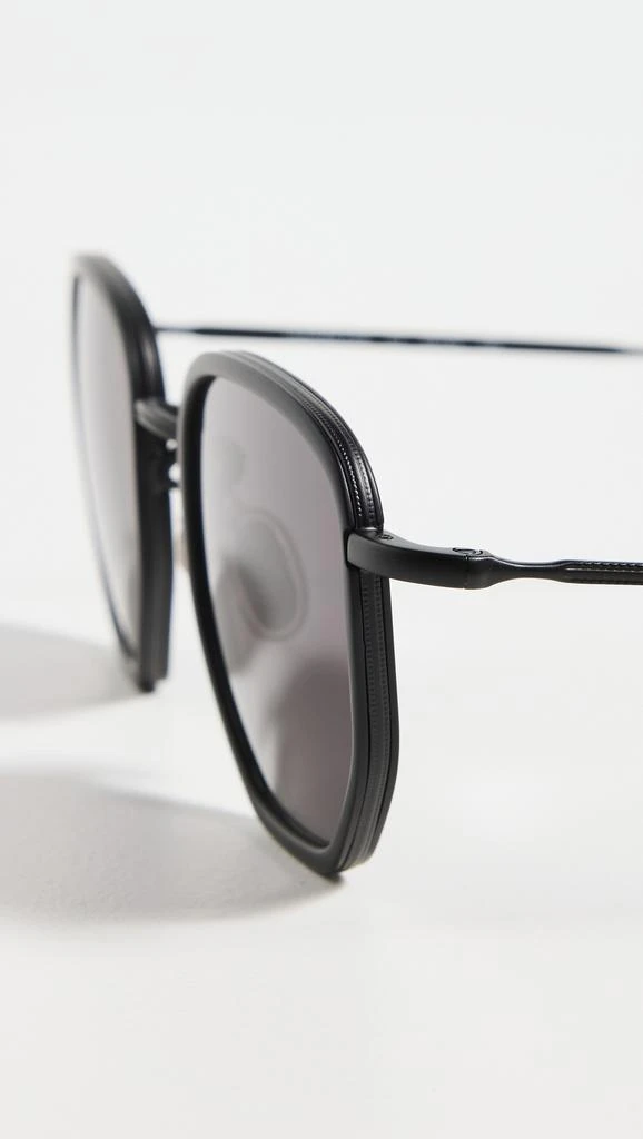 Illesteva Hunter Ace Matte Black Sunglasses 5