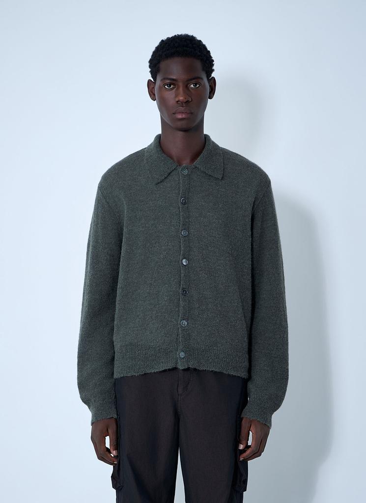 トップス OUR LEGACY EVENING POLO Black Our Legacy Evening Polo | Black Fuzzy Alpaca | Canoe Club