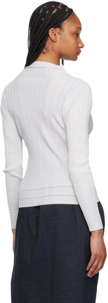 Pleats Please Gray Soft Pleats Turtleneck 3