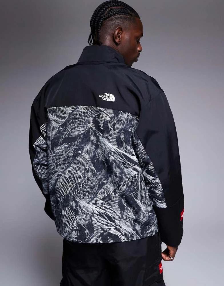 The North Face The North Face Seven Summits Himalayan zip jacket in grey mountain print 4