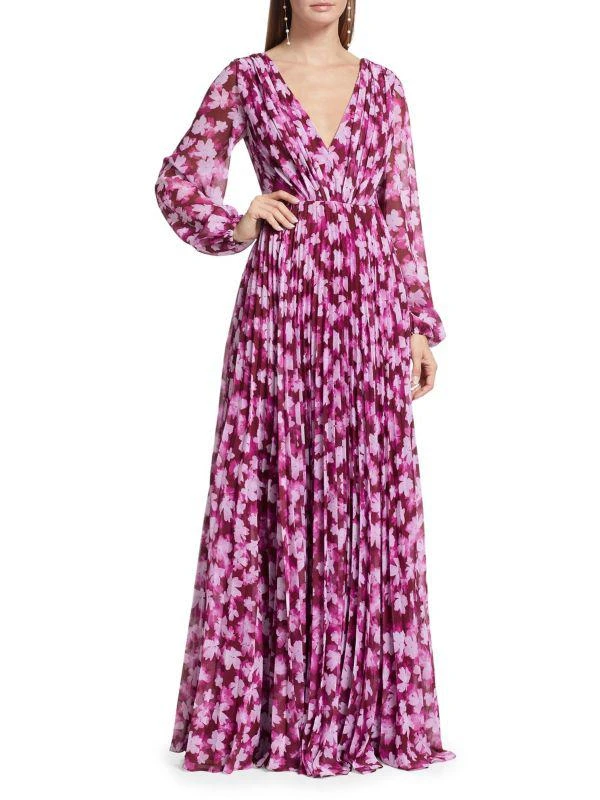 Sweet As Me Floral Chiffon Maxi Dress - Nude/combo | Fashion Nova