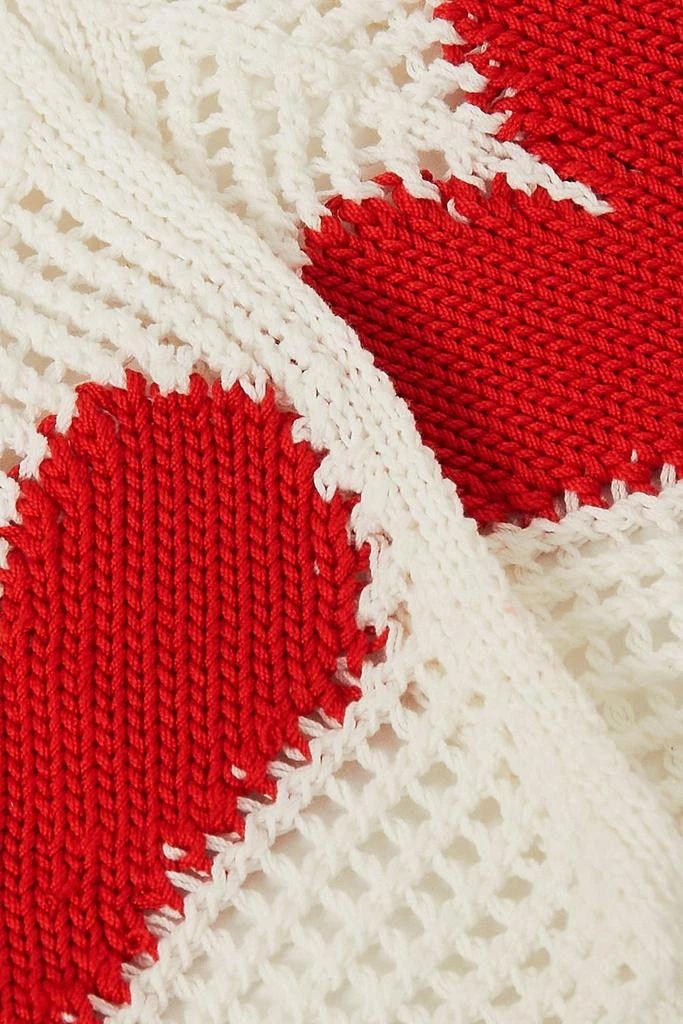 Stella McCartney Crocheted cotton triangle bra top 4