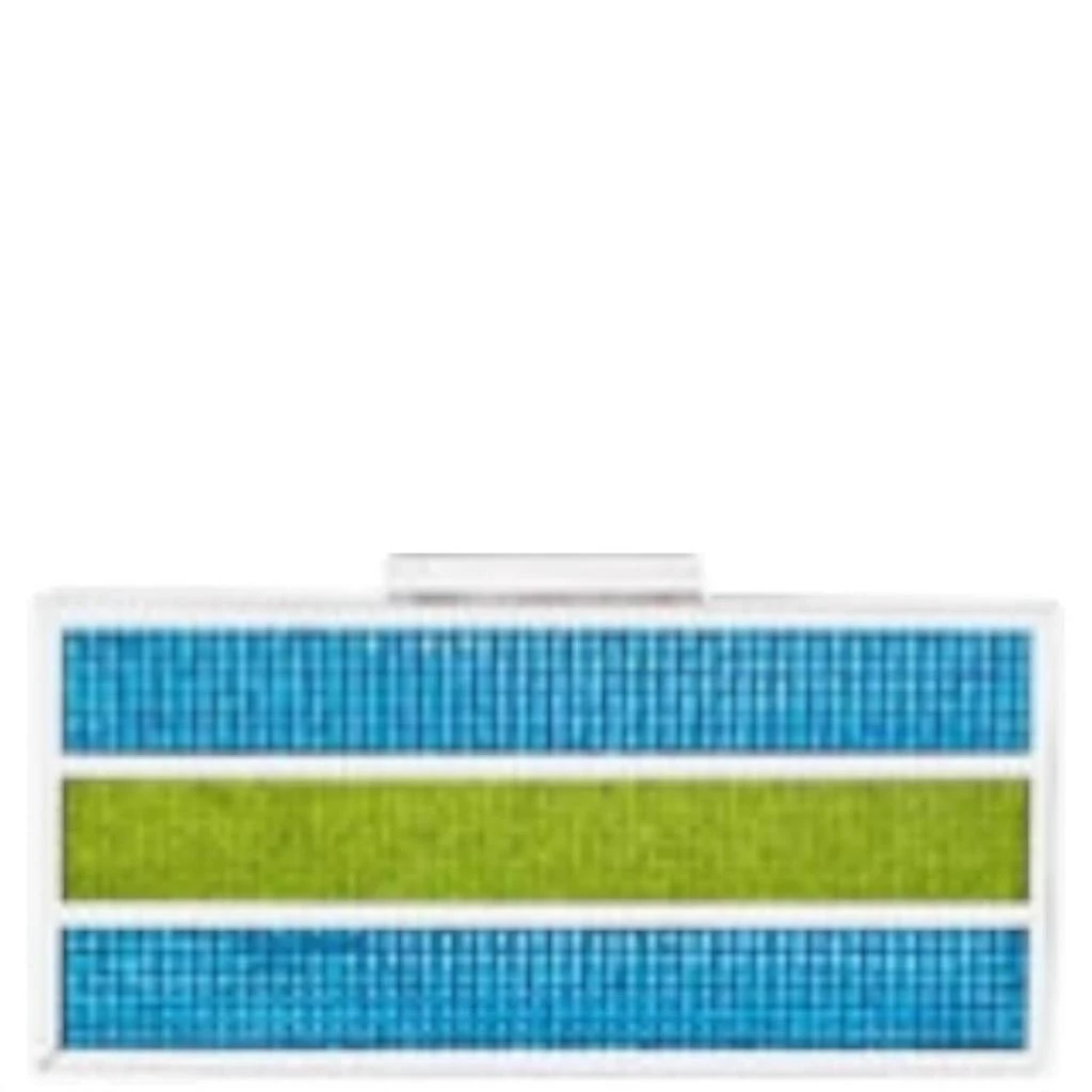 Nina Nina - Women
s Ziona Colorblock Crystal Minaudiere Clutch